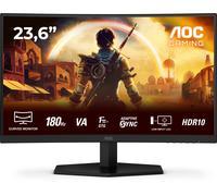 AOC Gaming C24G42E - Moniteur incurvé Full HD 24 Pouces, 180 Hz, 0,5 ms, FreeSync Premium (1920x1080, 1x HDMI 2.0, 1x DisplayPort 1.4) Noir