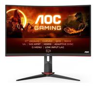 Ecran PC Gamer Incurvé - AOC - CQ27G2S/BK - 27"" VA QHD 1ms 144Hz HDMI DisplayPort USB HP Pivot Réglable en hauteur Freesync