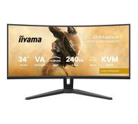 Ecran PC Gamer incurvé - IIYAMA - 34"" - WQHD - 240Hz - Dalle VA - 0.4ms - Réglable en hauteur - G-Master GCB3486WQSCP-B1