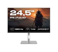 JAPANNEXT Ecran PC Gamer 24.5" 320Hz 1ms IPS Full HD (1920x1080) | Hauteur & Inclinaison réglable (HSP) Haut-parleurs intégrés | G-Sync/FreeSync | Garantie 2 Ans | JN-IPS245G320F-HSP