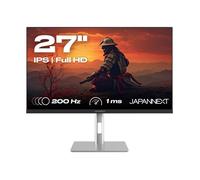 Japannext Écran PC gamer 27" JN-I270FHD200F-HSP IPS Full HD 200Hz 0,5ms Haut-parleurs intégrés