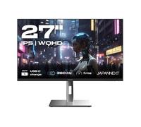 JAPANNEXT Ecran PC Gaming | 27" | Dalle IPS | WQHD | 360Hz | 1ms | HDR | HDMI 2.1 4K & 120 Hz | Filtre Anti-lumiére Bleue | G-Sync/FreeSync