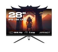 JAPANNEXT Ecran PC Gamer 28" IPS 4K UHD (3840x2160) 144hz 1ms | HDR | Hauteur & Inclinaison réglable (HSP) Haut-parleurs intégrés | Flicker-Free G-Sync/FreeSync | Garantie 2 Ans | JN-280IPS144UHDR