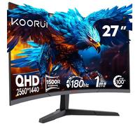 Écran PC Gamer - KOORUI - 27E6QCA - 27"" Incurvé - 180Hz - 1ms - Adaptive Sync