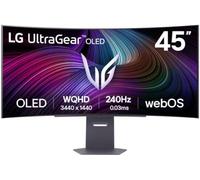 Ecran PC Gamer Incurvé - LG - 45’’ - WQHD - 240Hz - Dalle OLED - 0,03ms - Ajustable en hauteur - 45GX90SA-B.AEU