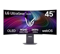 Ecran PC Gamer Incurvé - LG - 45’’ - WQHD - 240Hz - Dalle OLED - 0,03ms - Ajustable en hauteur - 45GX90SA-B.AEU