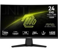 MSI MAG 244C Écran Gaming incurvé 24'' FHD - Dalle VA 1500R 1920 x 1080, 1ms, Adaptive Sync - DP 1.2a, HDMI 2.0b CEC