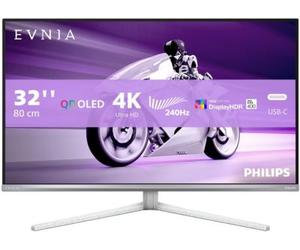 Ecran PC Gamer PHILIPS Evnia 32M2N8900 32" 4K 240Hz QD-OLED HDR True Black 400 HDMI 2.1 Ambiglow