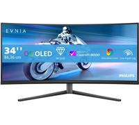 Philips Evnia 34M2C6500/00 écran plat de PC 86,4 cm (34") 3440 x 1440 pixels Wide Quad HD QD-OLED Gris