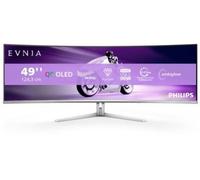 Philips Evnia 8000 49M2C8900L/00 écran plat de PC 124,2 cm (48.9") 5120 x 1440 pixels Dual QHD QD-OLED Blanc