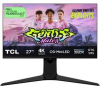 TCL R83 27R83U écran plat de PC 68,6 cm (27") 3840 x 2160 pixels 4K Ultra HD QLED Noir, Blanc