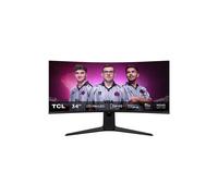 TCL Écran PC Gaming 34R83Q 34" Incurvé WQHD Mini LED 170Hz Noir et Blanc