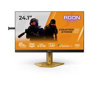 Moniteur AOC CS24A 24,1 Pouces FHD 610 Hz, Dalle TN Esports, 0,5 ms GtG, Adaptive Sync, HDR400, Compatible G-Sync, réglage de la Hauteur (1920 x 1080 HDMI, 2X 2.1 DP, hub USB) Noir