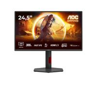 AOC Moniteur Gaming Q25G4SR 24,5 pouces 2560x1440 300Hz Fast IPS 0,3ms HDR400 Compatible G‑Sync Noir