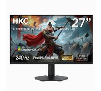 HKC Moniteur gaming G27H3D 27" Full HD 240 Hz Fast IPS HDR 400 Noir