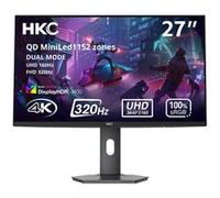 Ecran 27'' HKC G27M7Pro gaming FHD IPS mini LED 16:9 160Hz Dual mode 1ms 550cd/m² 2xHDMI DP A/O Type-C USB3.0 VESA 100x100 Incli Ajustab haut Pivot Pied HAS Gray GRIS ANTHRACITE
