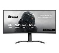 iiyama Moniteur de Bureau, GCB3482WQSU-B1, 34", VA, 3440 x 1440/120 Hz, 2H1DP, A