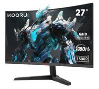 Écran PC Gaming Incurvé - KOORUI - 27 pouces - 1500R - Résolution QHD 2560x1440 - 180Hz - 1ms - DCI-P3 85%