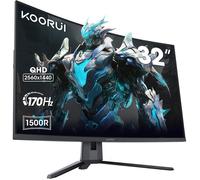 Écran PC Gaming Incurvé - KOORUI - MG32A2QV - 31,5"" - QHD 2560x1440 - 170Hz - VA - Noir