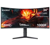 Ecran PC Gaming Koorui G3441VC 34" incurvé 180 Hz WQHD