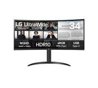 LG 34WR55QK-B écran plat de PC 86,4 cm (34") 3440 x 1440 pixels Wide Quad HD Noir