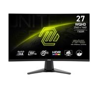 MSI Écran PC Gamer MAG 27CQ6F incurvé 27'' WQHD 180Hz Fast VA 0,5ms Noir