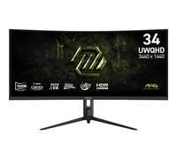 MSI Écran gaming MAG 342CQRF E20 34" incurvé UWQHD 3440x1440 200 Hz 1 ms