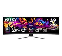 MSI MPG 491CQPXDE QD-OLED écran plat de PC 124,5 cm (49") 5120 x 1440 pixels Dual QHD Noir