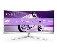 Ecran PC Gaming Philips Evnia 8000 34M2C8600 34" Incurvé WQHD Blanc Blanc G