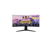 TCL Écran PC Gaming 34R83Q 34" Incurvé WQHD Mini LED 170Hz Noir et Blanc