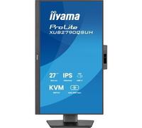 iiyama ProLite XUB2790QSUH-B2 moniteur IPS 27 pouces avec caméra Windows Hello intégrée, microphone et station d'accueil USB-C