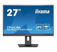 Ecran PC - IIYAMA ProLite XUB2792HSN-B5 - 27"" FHD - Dalle IPS - 4 ms - 75Hz - HDMI / DisplayPort / USB-C Dock / USB Hub - Pied