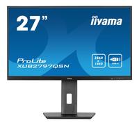 Ecran iiyama Prolite XUB2797QSN-B2 Slim, IPS, 2560x1440@100Hz, 1ms. 300cd, HDMI/DP/USB-C Dock, USB HUB (3x3.2; 1xC 15W), RJ45, Haut-parleurs, réglable + Pivot, TCO, i-Style Colour, Garantie 5 Ans
