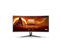 Écran PC incurvé AOC CU34G2XE 34 WQHD Dalle VA 144Hz 1ms 1 HDMI 1DP Adaptive Sync Noir Noir