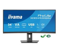 Ecran PC Iiyama ProLite XCB3494WQSU-B1 34" Incurvé UWQHD