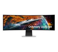 Samsung G95SC écran plat de PC 124,5 cm (49") 5120 x 1440 pixels Dual QHD OLED Argent