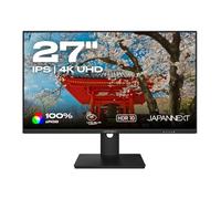 JAPANNEXT Ecran PC | 27" | 4K UHD | Dalle IPS | Inclinaison réglable | Filtre Anti-lumiére Bleue | G-Sync/FreeSync