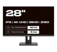 JapanNext Moniteur 28 pouces IPS 4K UHD HDR (3840 x 2160) | USB-C Power Delivery (65 W) Réglage de l'inclinaison Haut-parleurs intégrés | sRGB 100 % G-Sync/FreeSync | Garantie 2 ans |