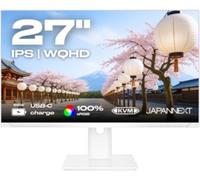 Ecran PC JAPANNEXT N-I27QR-C65W-H 27'' WQHD 75Hz IPS 8 ms AMD FreeSync KVM Blanc