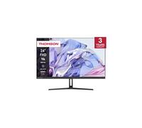 THOMSON 24 Pouces Moniteur Full HD, fréquence de rafraîchissement de 100 Hz, Panneau VA, Contraste 4000:1, HDMI, Low Blue Light, Montage VESA 75x75, Noir, M24FB2Y14