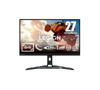 Lenovo Legion R27qe Écran Gaming 27" QHD (IPS, 180Hz, 0.5ms MPRT, Câble DP, HDMI, AMD FreeSync) Réglage en Inclinaison/Hauteur/Rotation/Pivot - Noir
