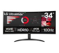 LG 34WR50QK-B écran plat de PC 86,4 cm (34") 3440 x 1440 pixels Wide Quad HD Noir
