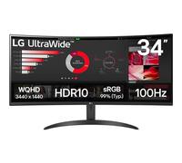 LG 34WR50QK-B écran plat de PC 86,4 cm (34") 3440 x 1440 pixels Wide Quad HD Noir