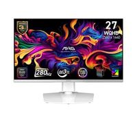 MSI Écran Gaming MAG 272QPW QD-OLED X28 27" WQHD 280Hz 0,03 ms HDMI 2.1 USB-C PD 15W Blanc