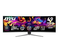MSI MPG 491CQPXDE QD-OLED écran plat de PC 124,5 cm (49") 5120 x 1440 pixels Dual QHD Noir
