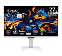 Ecran PC MSI Pro MAX 271UPXW12G 26.5" 3840 x 2160 Full HD Ultra large QD-OLED Blanc