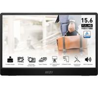 MSI Pro MP161 E2 Moniteur portable Noir 39,6 cm (15.6") LED 1920 x 1080 pixels