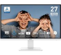MSI Écran bureautique Pro MP273QW E2 27'' WQHD IPS 100 Hz Haut-parleurs HDMI 2.0b DP 1.2a