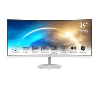 Ecran PC MSI Pro MP341CQ 34" 3440 x 1440 pixels UltraWide Quad HD Blanc