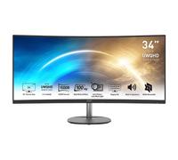 Ecran PC MSI PRO MP341CQDE 34" 3440 x 1440 pixels UltraWide Quad HD Noir